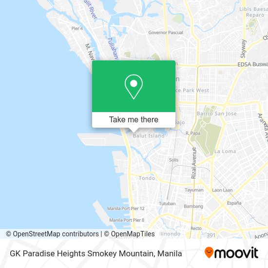 GK Paradise Heights Smokey Mountain map