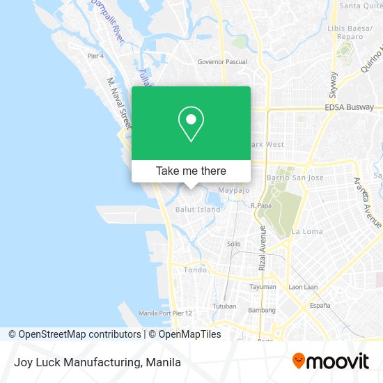 Joy Luck Manufacturing map