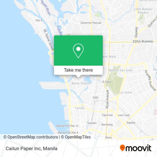 Cailun Paper Inc map