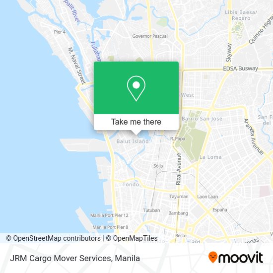 JRM Cargo Mover Services map