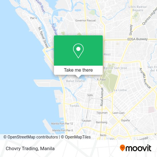 Chovry Trading map