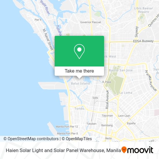 Haien Solar Light and Solar Panel Warehouse map