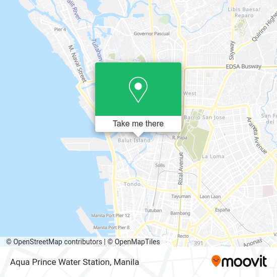 Aqua Prince Water Station map