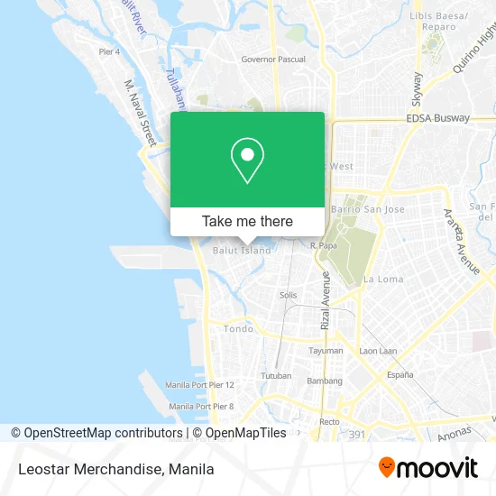 Leostar Merchandise map
