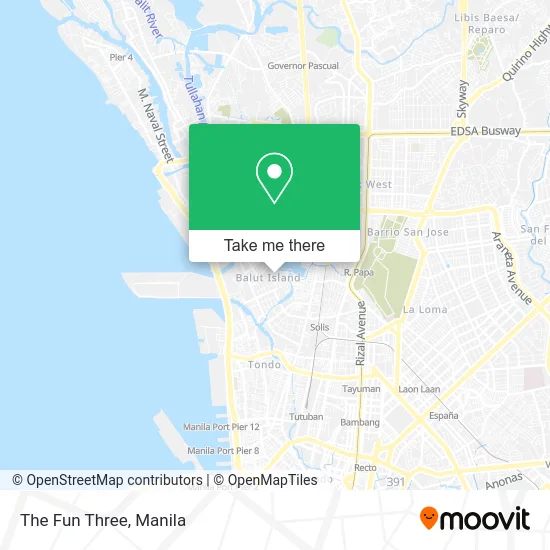 The Fun Three map