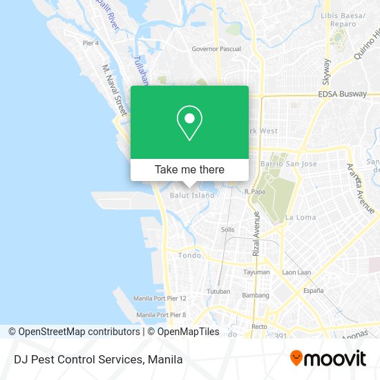 DJ Pest Control Services map