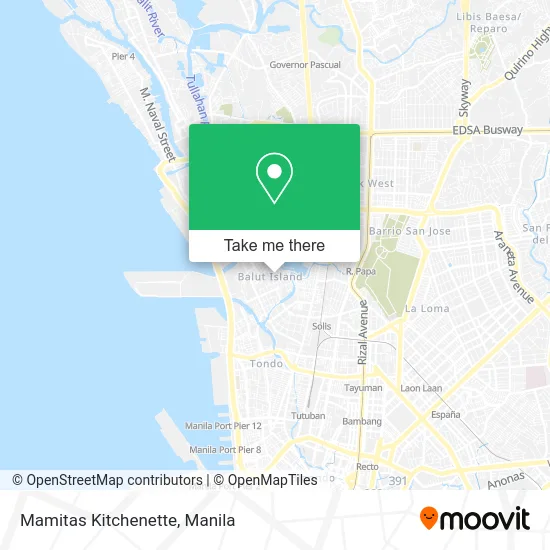 Mamitas Kitchenette map