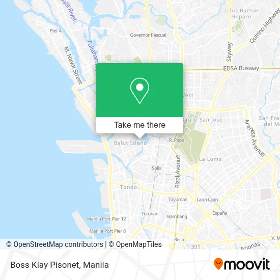 Boss Klay Pisonet map