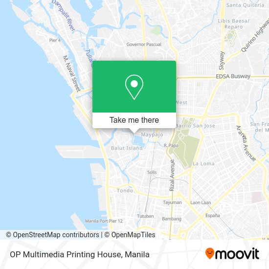 OP Multimedia Printing House map