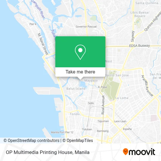 OP Multimedia Printing House map
