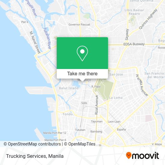 Trucking Services map