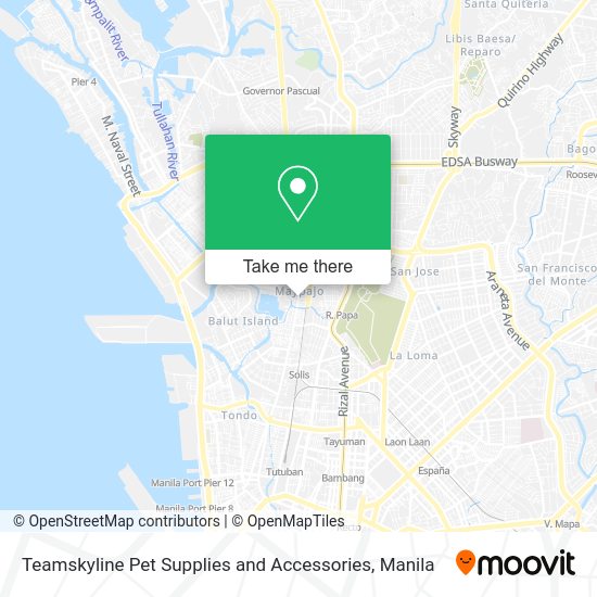 Teamskyline Pet Supplies and Accessories map