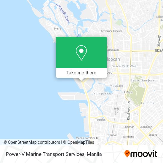 Power-V Marine Transport Services map