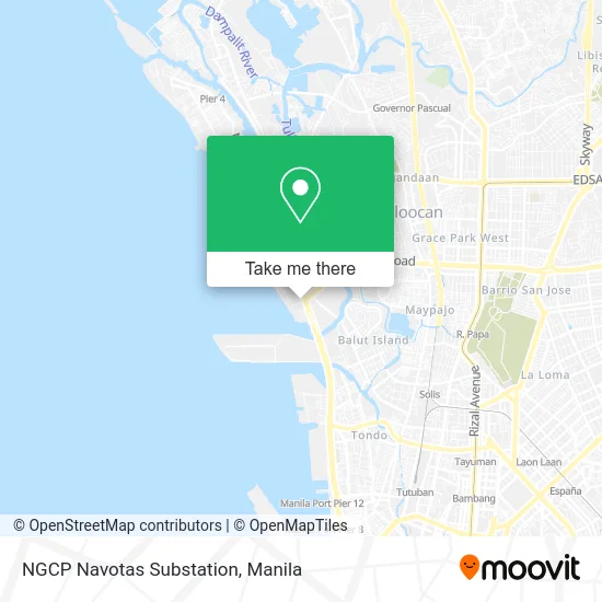 NGCP Navotas Substation map