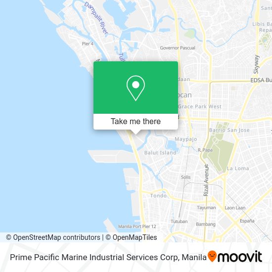 Prime Pacific Marine Industrial Services Corp map