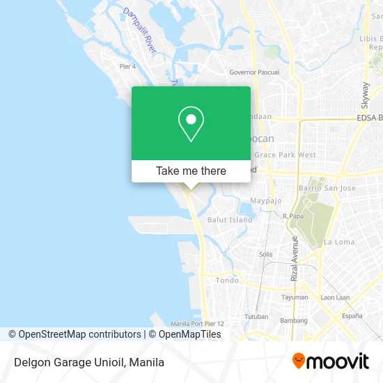 Delgon Garage Unioil map