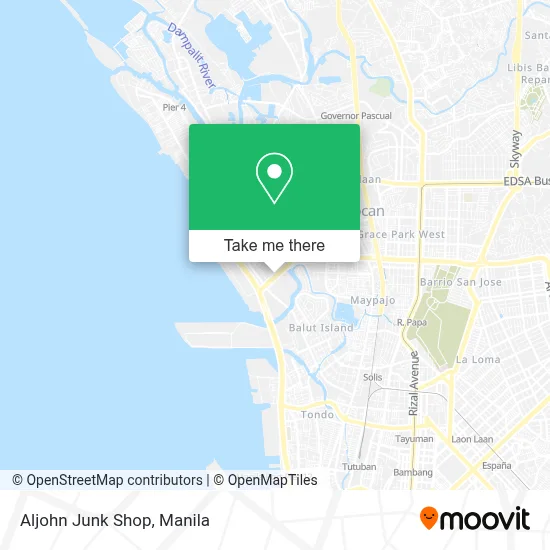 Aljohn Junk Shop map