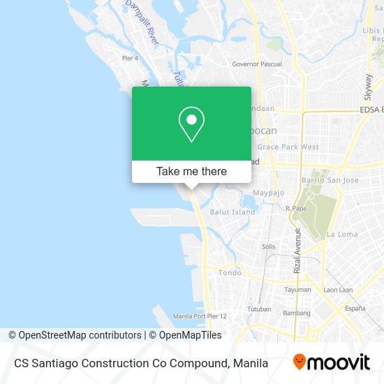 CS Santiago Construction Co Compound map