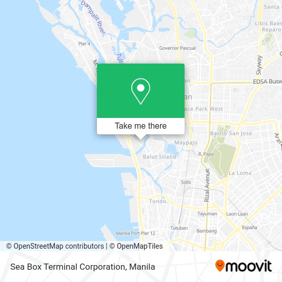 Sea Box Terminal Corporation map