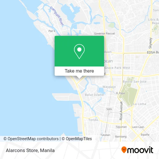 Alarcons Store map