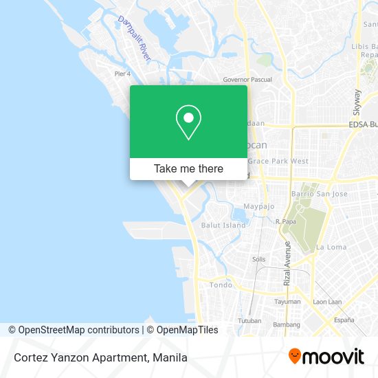 Cortez Yanzon Apartment map