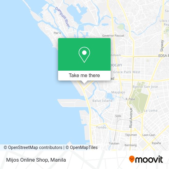 Mijos Online Shop map