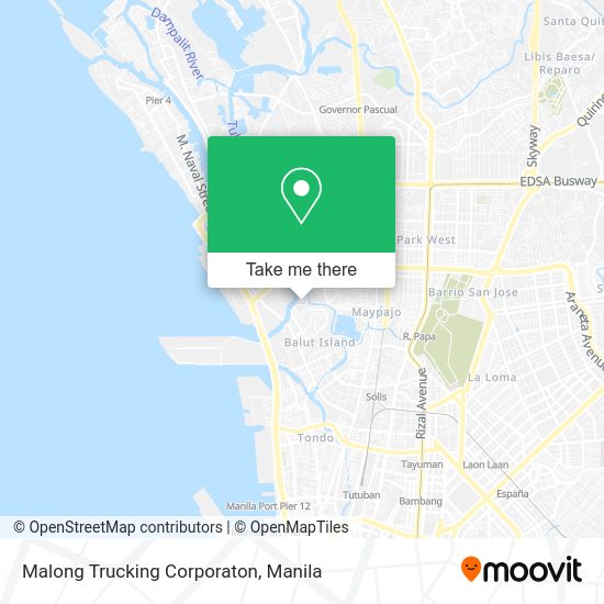 Malong Trucking Corporaton map