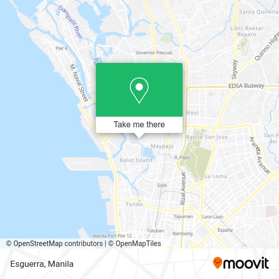 Esguerra map