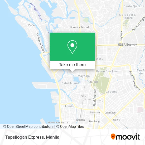 Tapsilogan Express map