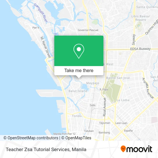 Teacher Zsa Tutorial Services map