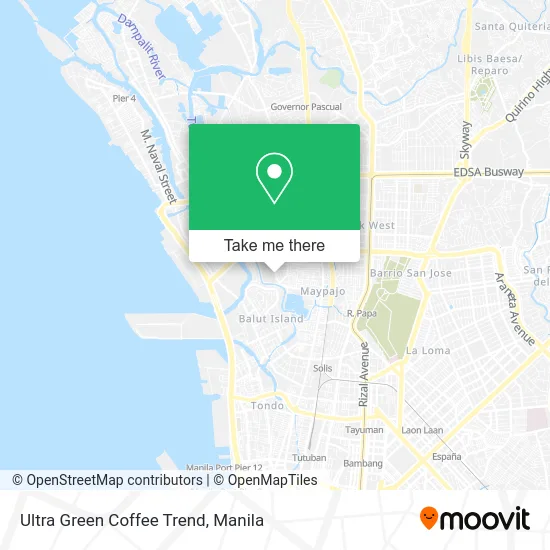 Ultra Green Coffee Trend map