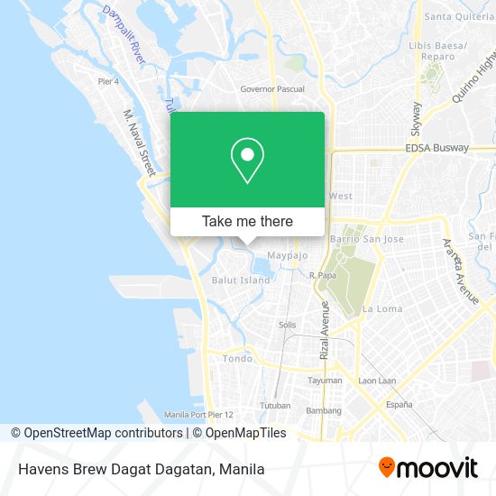 Havens Brew Dagat Dagatan map