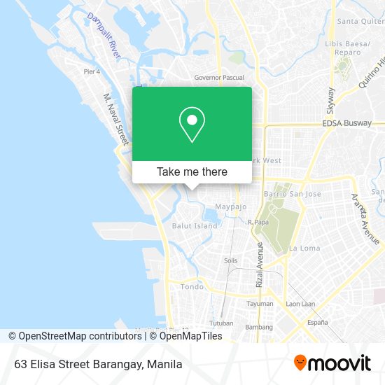 63 Elisa Street Barangay map