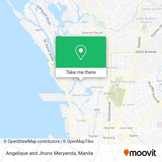 Angelique and Jhons Meryenda map
