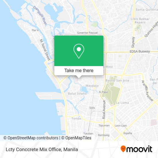 Lcty Conccrete Mix Office map