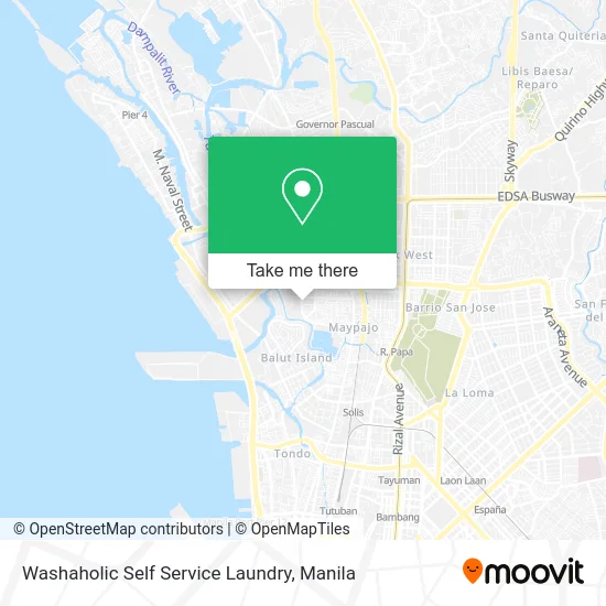Washaholic Self Service Laundry map
