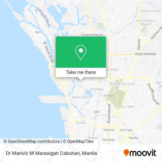Dr Marivic M Marasigan Cabuhan map
