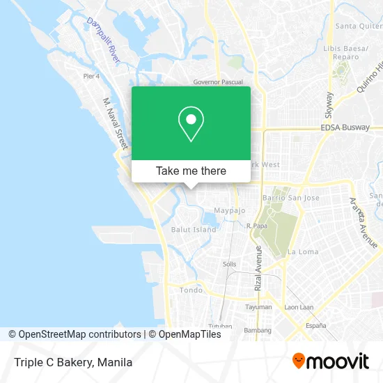 Triple C Bakery map