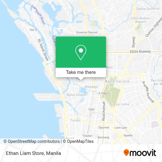 Ethan Liam Store map