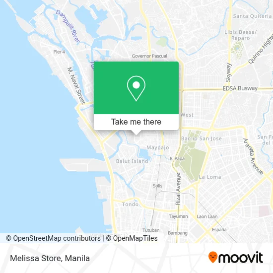 Melissa Store map