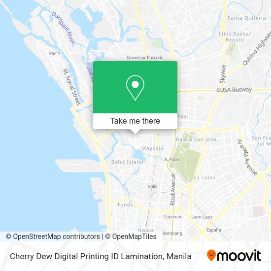 Cherry Dew Digital Printing ID Lamination map