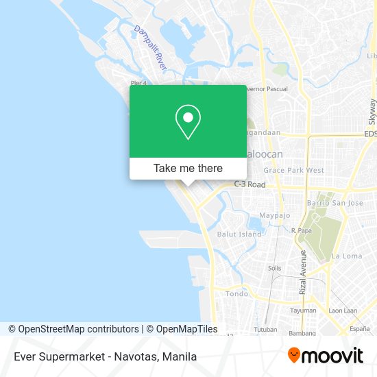 Ever Supermarket - Navotas map