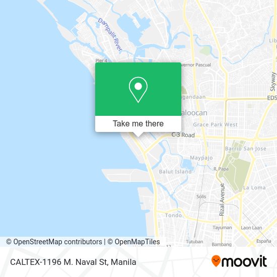 CALTEX-1196 M. Naval St map