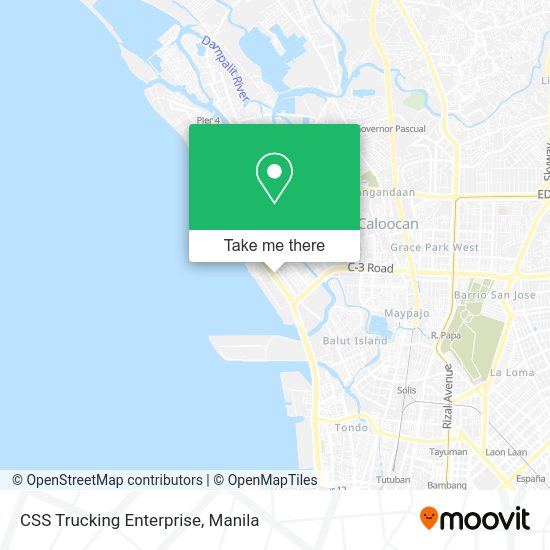 CSS Trucking Enterprise map