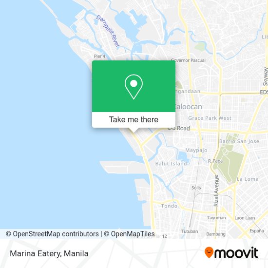 Marina Eatery map