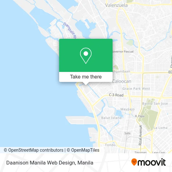 Daanison Manila Web Design map