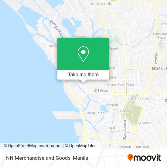 NN Merchandise and Goods map