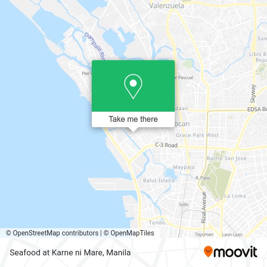 Seafood at Karne ni Mare map