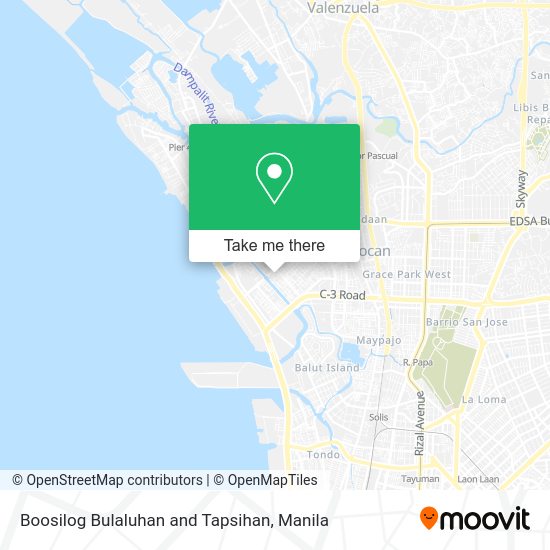 Boosilog Bulaluhan and Tapsihan map