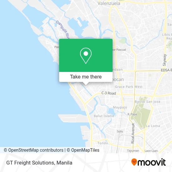 GT Freight Solutions map